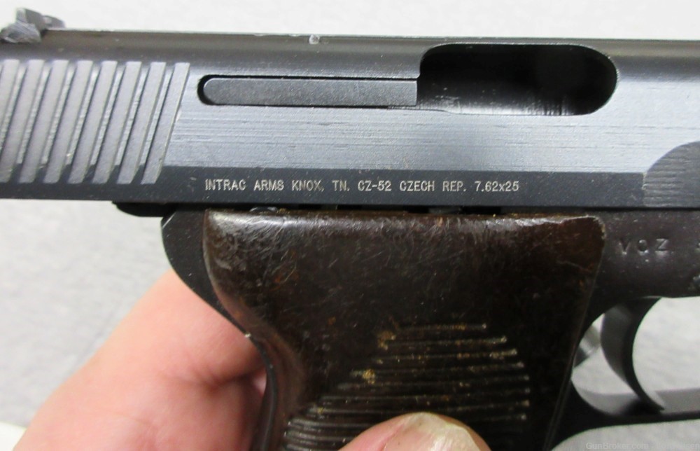 CZECH CZ52 pistol w Holster & Extra 8rd Magazine 7.62x25mm Matching Numbers-img-6