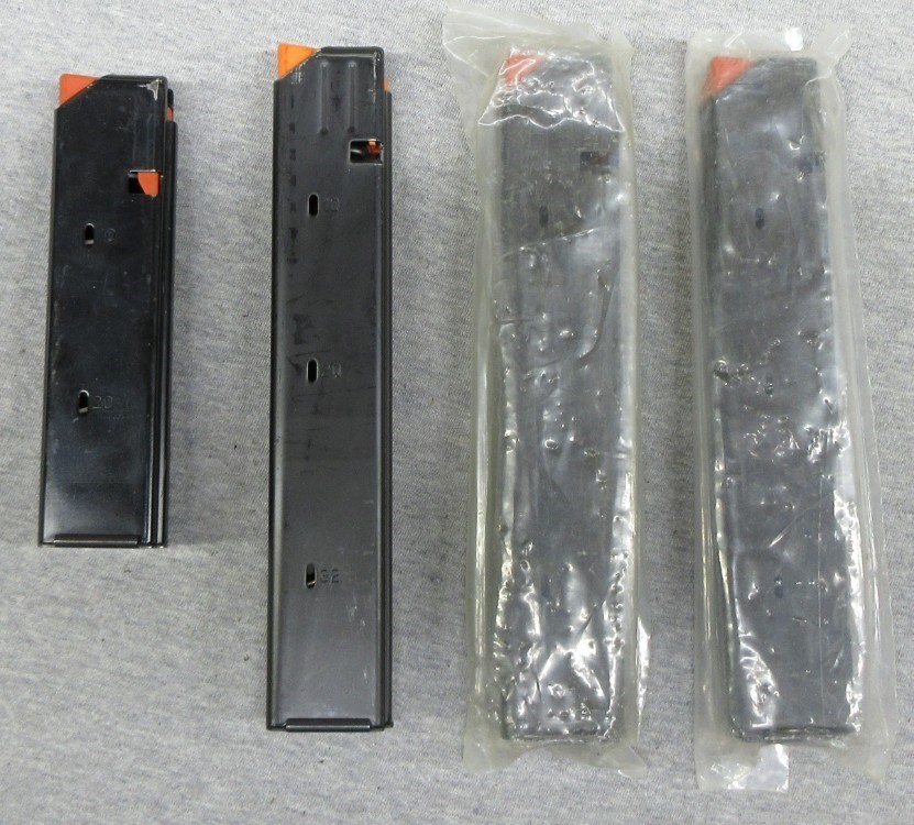 ASC & C Products 9mm AR15 4 Magazine Lot Three 32rd Mags One 20rd Mag-img-1