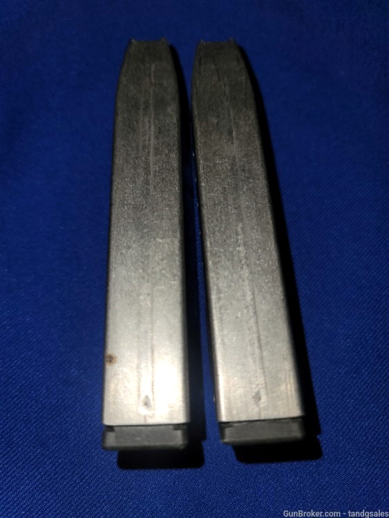 2 S&W 659, 5906, 910, or 915 9mm 15rd. S/S Orig. Factory Magazines-img-3