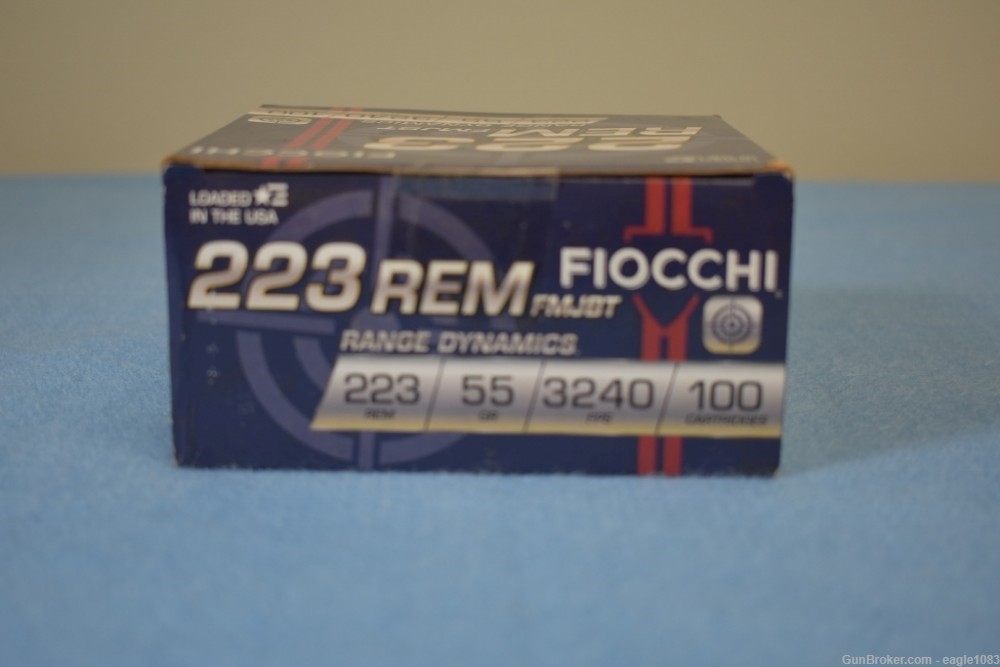 Fiocchi - Range Dynamics - .223 REM - 55gr FMJBT - 100 rds-img-1