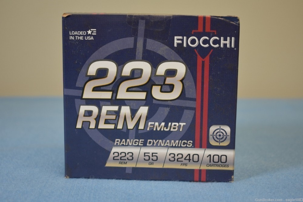 Fiocchi - Range Dynamics - .223 REM - 55gr FMJBT - 100 rds-img-0