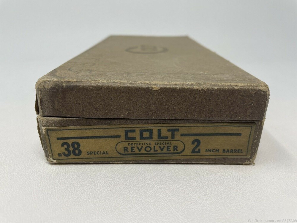 Colt Detective Special 38 Special 2 Inch Revolver Factory Box-img-0
