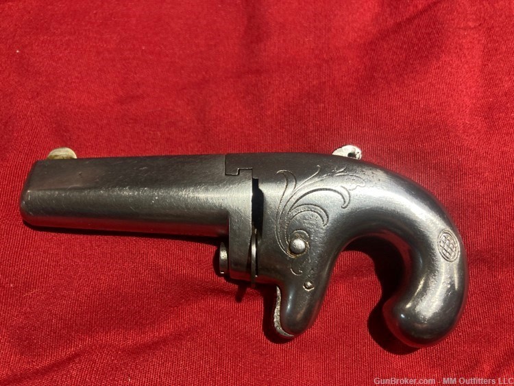 Colt Derringer First Model .41 RF 2 1/2" Barrel Engraved No Credit Fee-img-0