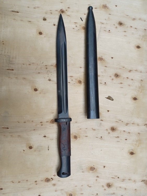 1943 Spanish  K98 Bayonet WW2 era German made blade-img-1