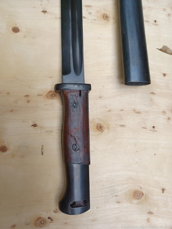 1943 Spanish  K98 Bayonet WW2 era German made blade-img-3
