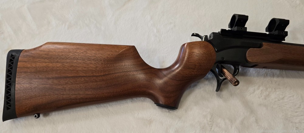 Thompson Center Encore 300 Win Mag Wood Stock and Blued  -img-1