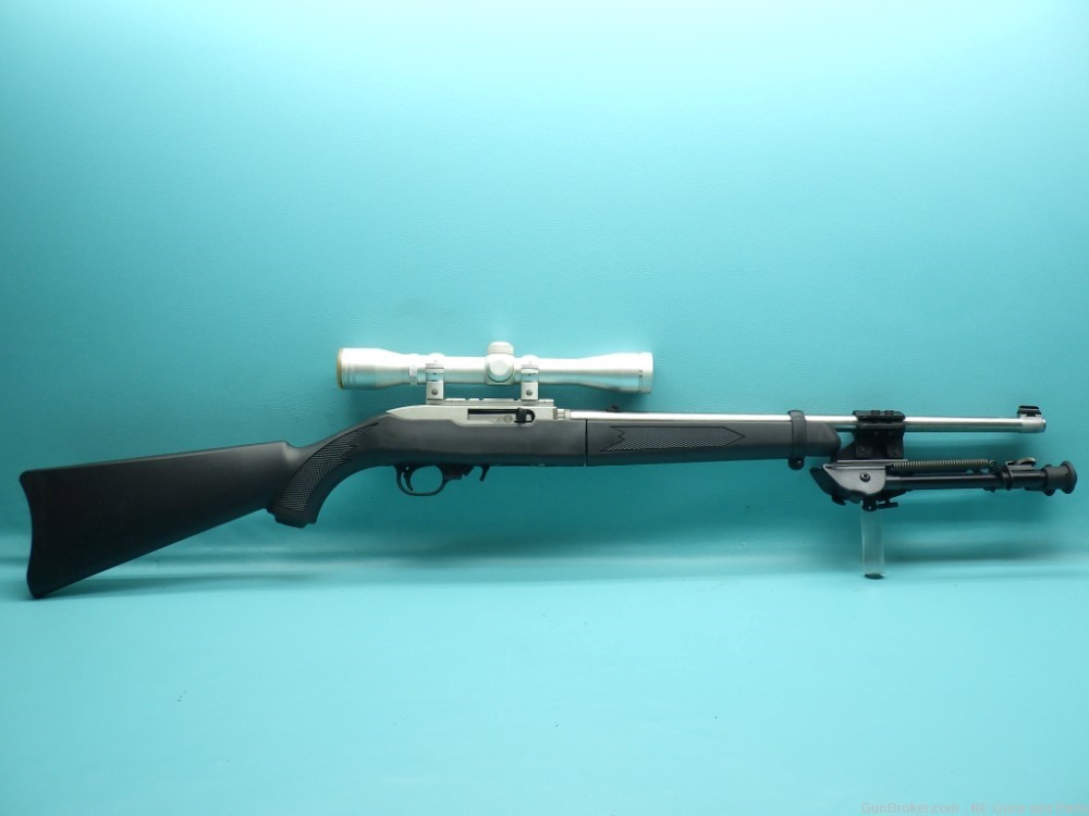 Ruger 10/22 Takedown .22LR 18.5"bbl Rifle 50th Year W/ Scope & Bipod-img-0