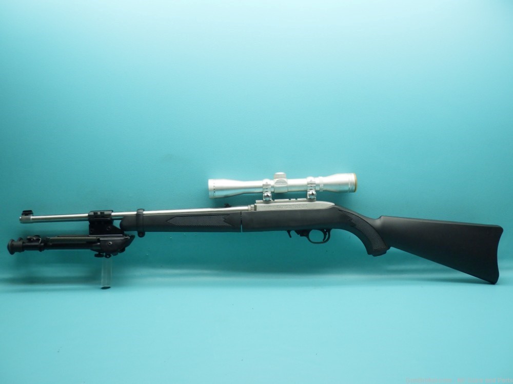 Ruger 10/22 Takedown .22LR 18.5"bbl Rifle 50th Year W/ Scope & Bipod-img-5