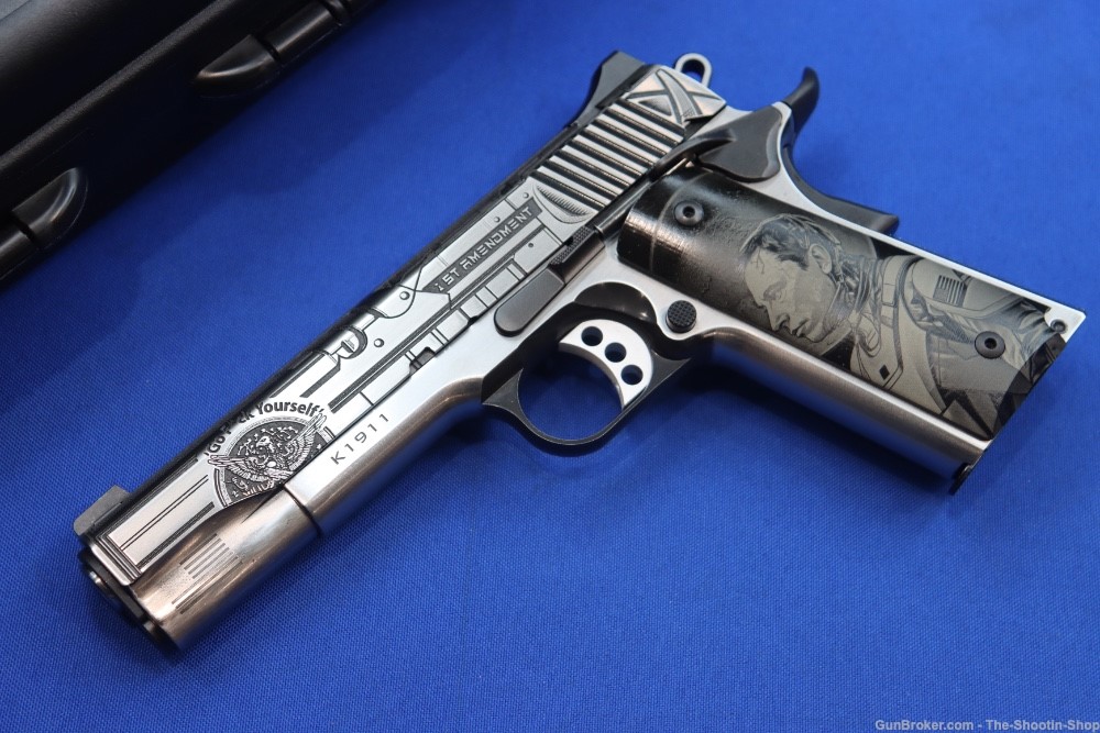Kimber K1911 Pistol ELON MUSK 1st Amendment Edition 1 of 25 45ACP Engraved-img-1