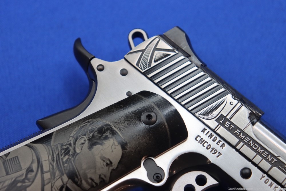Kimber K1911 Pistol ELON MUSK 1st Amendment Edition 1 of 25 45ACP Engraved-img-12