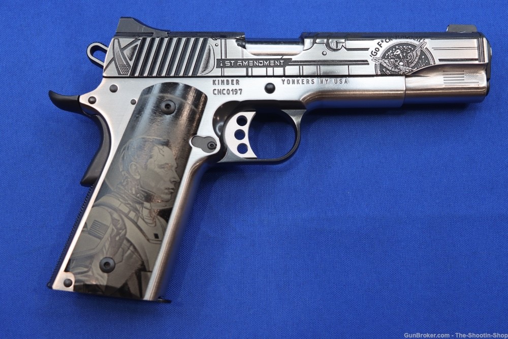 Kimber K1911 Pistol ELON MUSK 1st Amendment Edition 1 of 25 45ACP Engraved-img-34