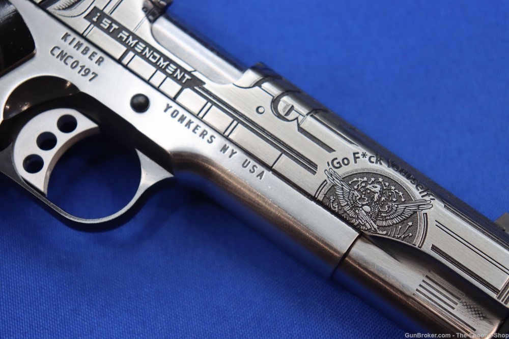 Kimber K1911 Pistol ELON MUSK 1st Amendment Edition 1 of 25 45ACP Engraved-img-10