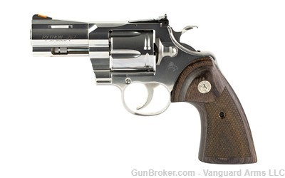 Colt Python 357 Magnum 3" 6rd Revolver Stainless Steel PYTHON-SP3WTS!-img-0