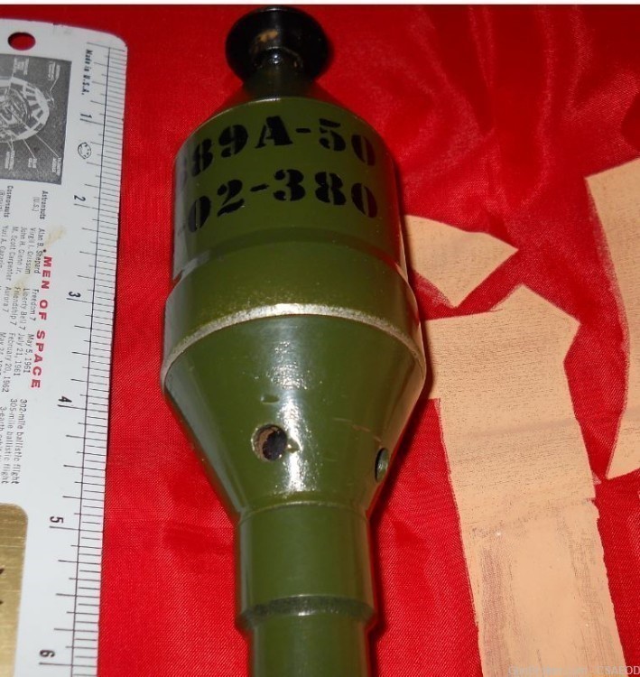 CHINESE POCKET ARTILLERY  50mm MORTAR SHELL  H.E. TRAINER  TYPE TWO-img-5