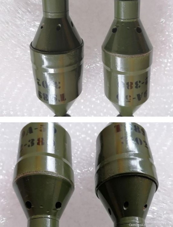 CHINESE POCKET ARTILLERY  50mm MORTAR SHELL  H.E. TRAINER  TYPE TWO-img-10
