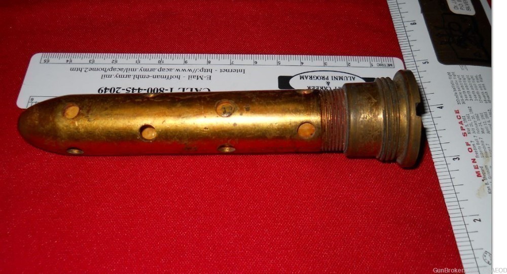 BRITISH NAVY ARTILLERY CASE PRIMER  FROM Col. Jarrett COLLECTION-img-3