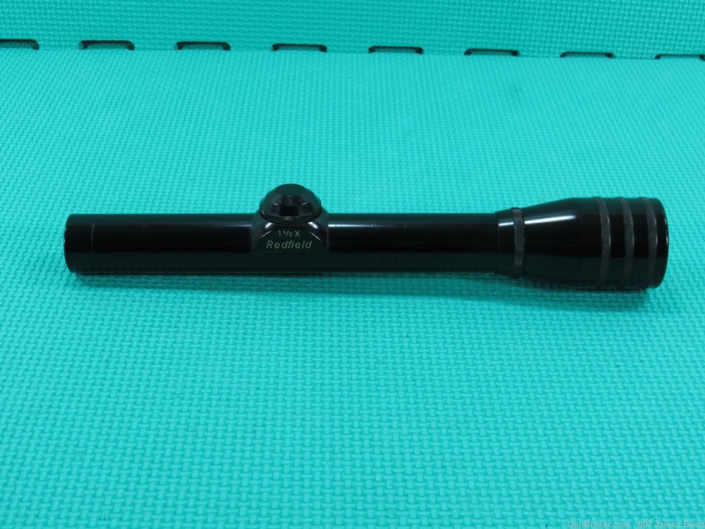Redfield Pistol Scope Fixed 1.5x20mm Gloss Black Dot Reticle Classic Unit-img-0