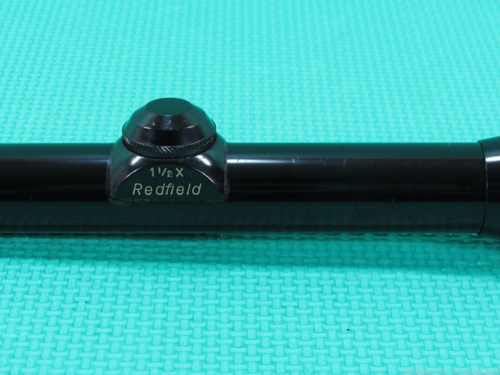 Redfield Pistol Scope Fixed 1.5x20mm Gloss Black Dot Reticle Classic Unit-img-2