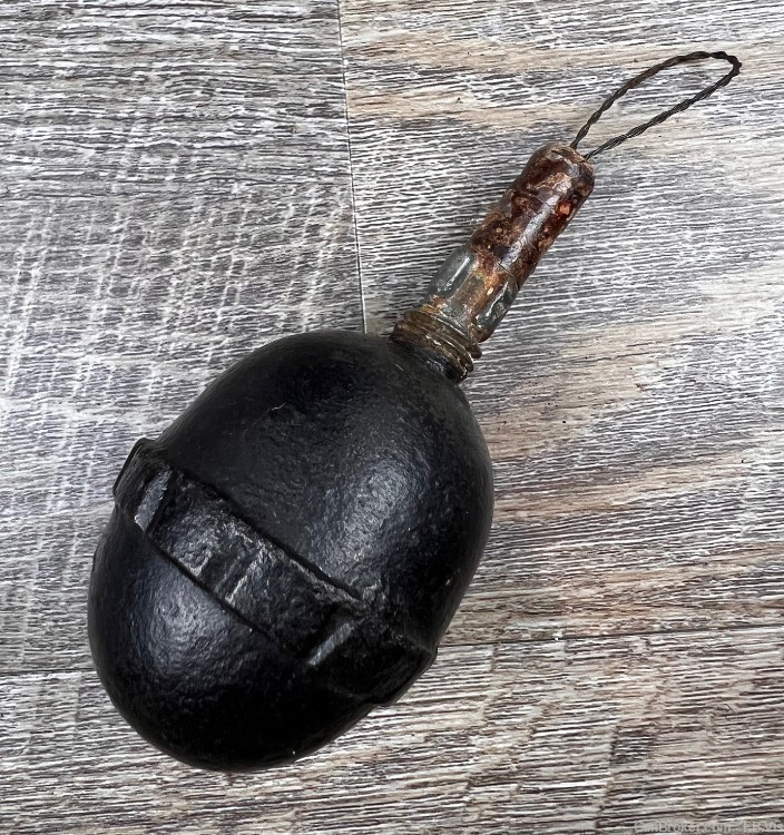 Original WWI German Eierhandgranate 1917NA egg Grenade ww1 inert  (o387)-img-0