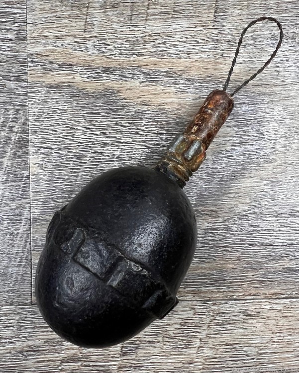 Original WWI German Eierhandgranate 1917NA egg Grenade ww1 inert  (o387)-img-2
