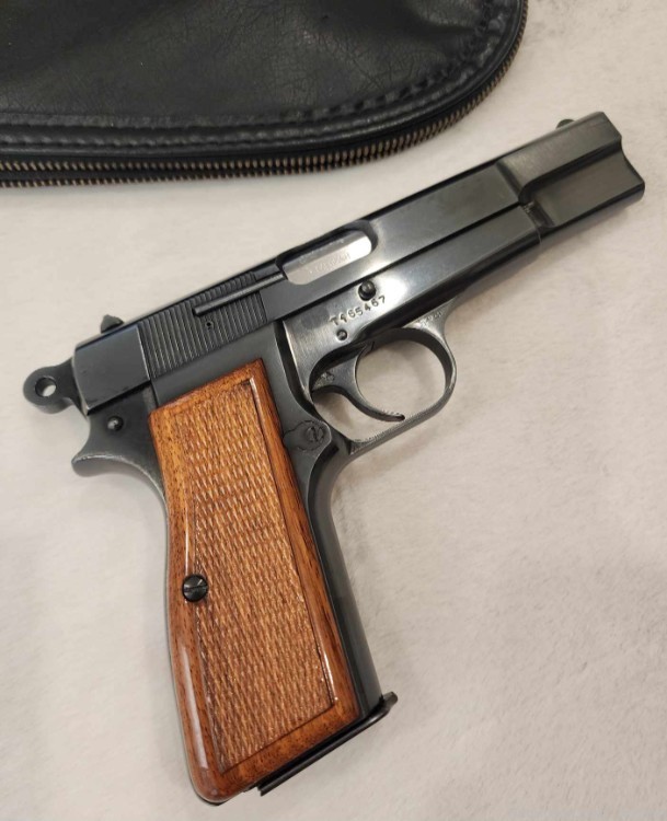 Browning Hi-Power T Series 9mm Made in Belgium with Zip Case-img-5