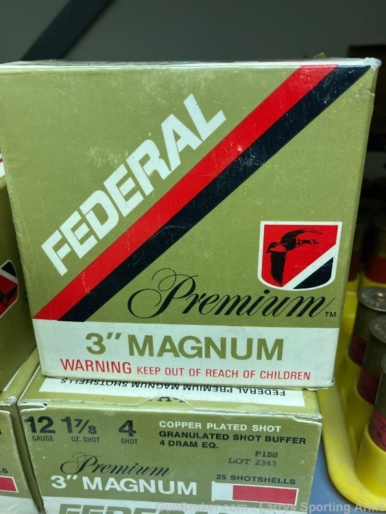 Federal Premium 12 ga. 3” copper plated #4 shot 4 boxes (100 rounds) -img-4