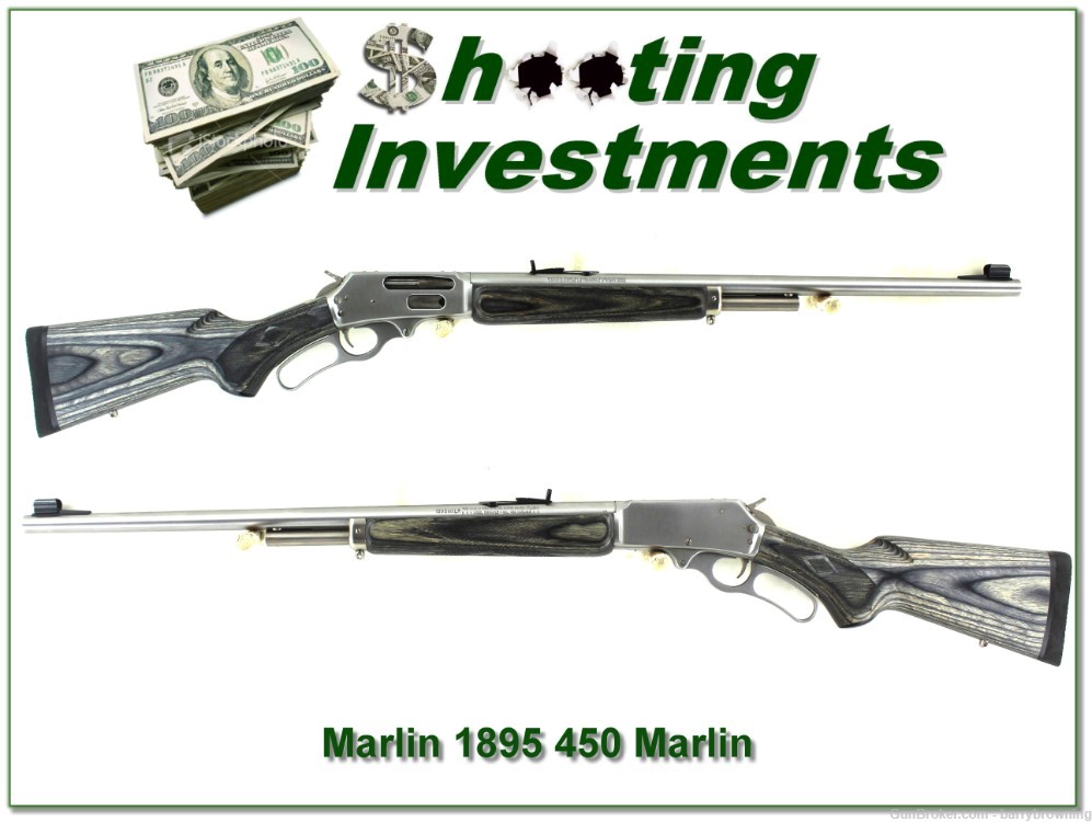 Marlin 1895 M XLR 450 Marlin Exc Cond JM Marked made in 2007-img-0