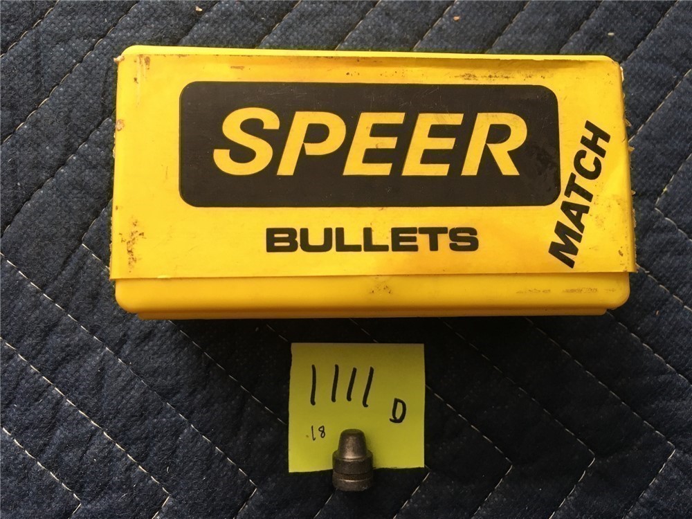 1111d) Box Of 18 Speer 45 Cal 200 Grain Semi Wadcutter Bullets 4677-img-1