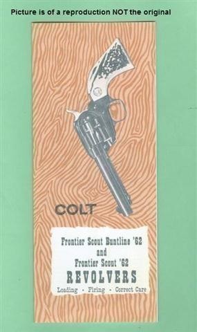Colt Frontier Scout Buntline '62 & FS '62 Manual R-img-0