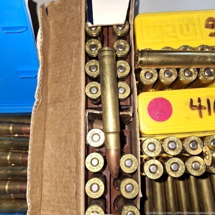 (89) Rounds/(8) Brass 416 Remington Magnum-img-4