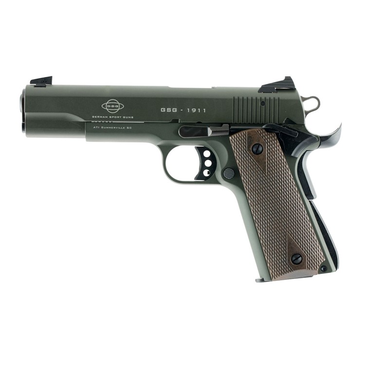 ATI GSG 1911 Green Pistol 22 LR 5GSG2210M1911G-img-0
