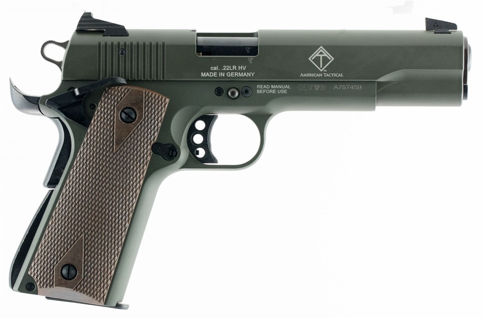 ATI GSG 1911 Green Pistol 22 LR 5GSG2210M1911G-img-1