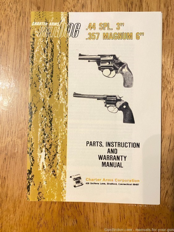 CHARTER ARMS .357 MAG BULLDOG AND 44 SPECIAL OWNERS’ MANUAL (730)-img-0