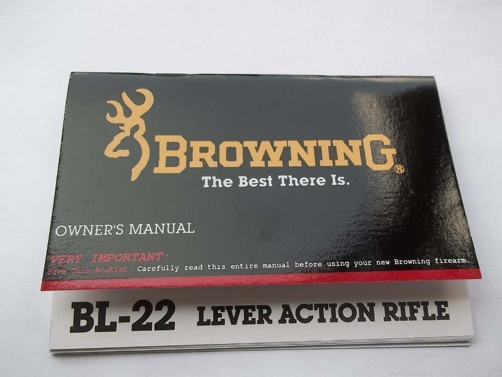 BROWNING OWNERS MANUAL FOR A BL-22 LEVER ACTION RIFLE (405)-img-0
