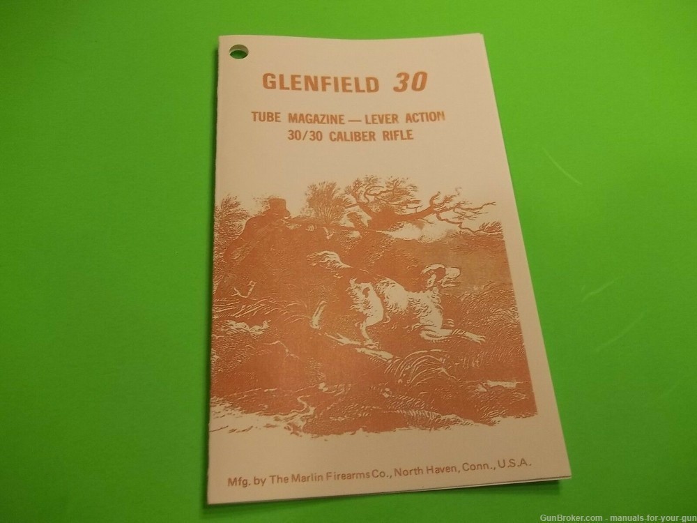 Owner's Manual Glenfield Model 30 Lever Action 30/30 Caliber Rifle (366)-img-3