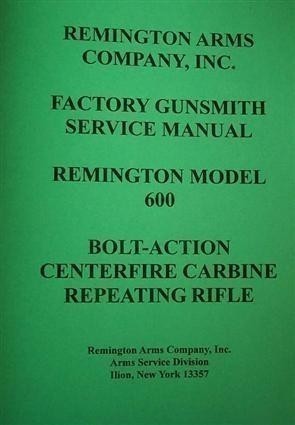 GUNSMITH MANUAL REMINGTON MO 600 BOLT RIFLE (173)-img-0
