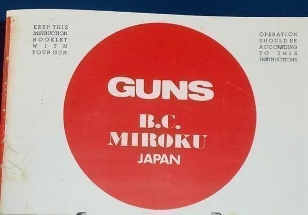B. C. MIROKU MO 850 SHOTGUN OWNER'S MANUAL (171)-img-0