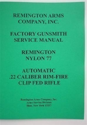 DETAILED REMINGTON NYLON 77 GUNSMITH MANUAL (155-img-0