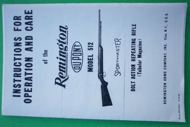 Remington Model 512 Sportmaster Instructions (138)-img-0