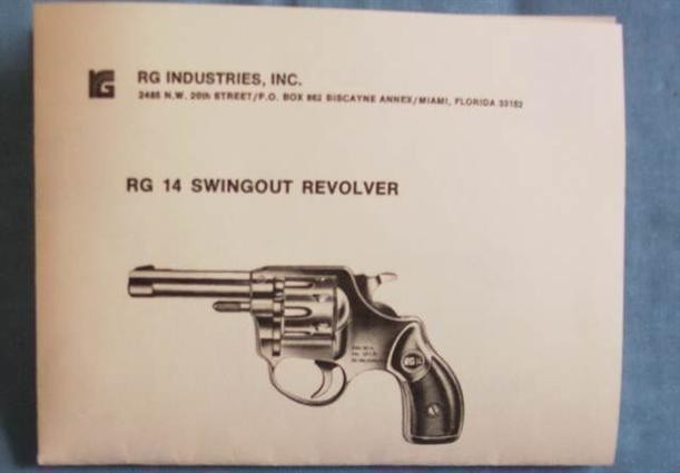 RG MODEL 14 SWINGOUT 22 LR CAL REVOLVER MANUAL (95)-img-0