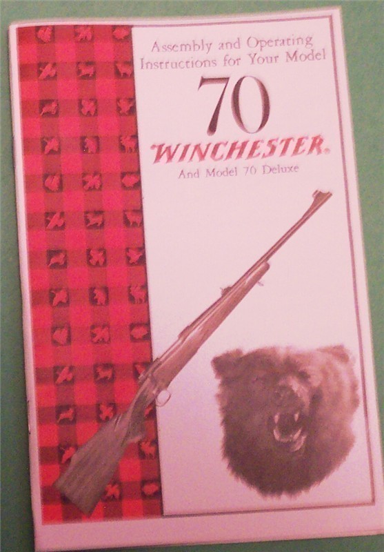 WINCHESTER MO 70 RIFLE ASSEMBLY MANUAL (78)-img-0