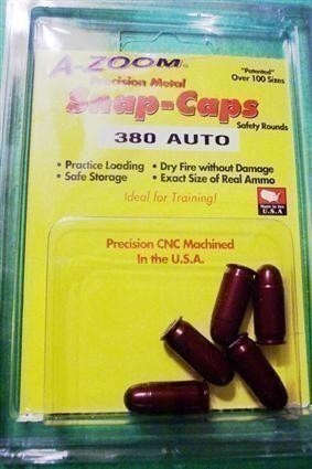 A-Zoom Precision Metal Snap Caps 380 Auto 5 Pack-img-0