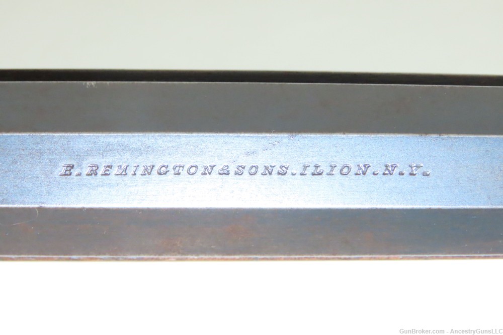 Antique REMINGTON & SONS No. 1-1/2 Rolling Block SPORTING Rifle .22 HORNET -img-11