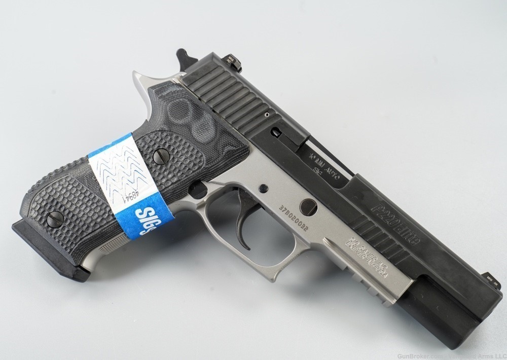 Sig Sauer P220R5 10mm Match Elite Stainless Rev 2-Tone! Collector's Grade! -img-6