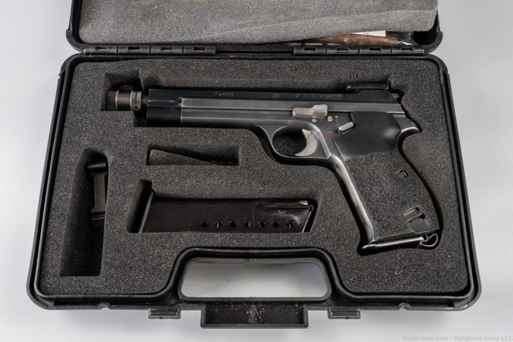 Very Rare 1953 Swiss Sig SP47/8 Target 9mm Pistol! C&R Item! -img-1