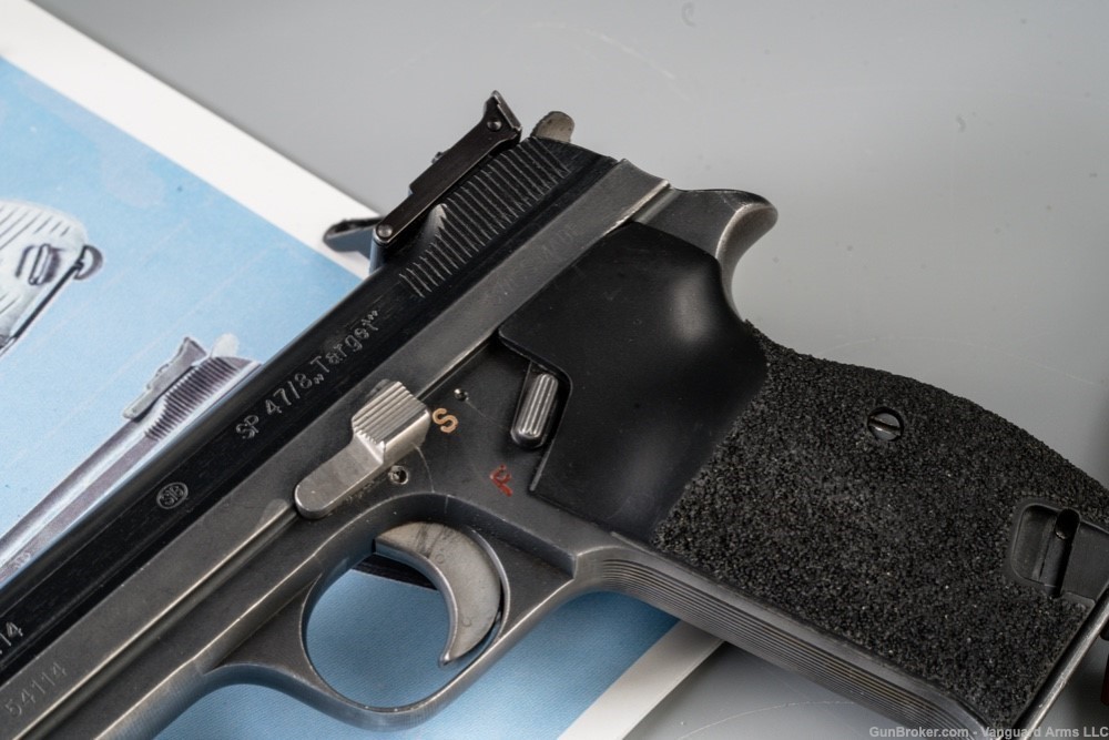Very Rare 1953 Swiss Sig SP47/8 Target 9mm Pistol! C&R Item! -img-6