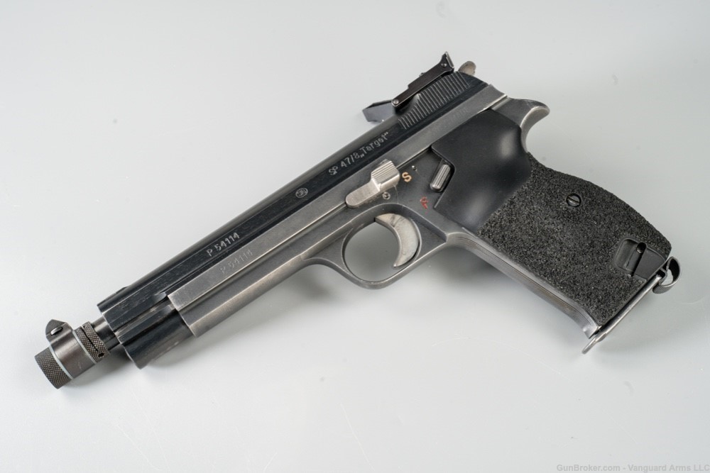 Very Rare 1953 Swiss Sig SP47/8 Target 9mm Pistol! C&R Item! -img-2