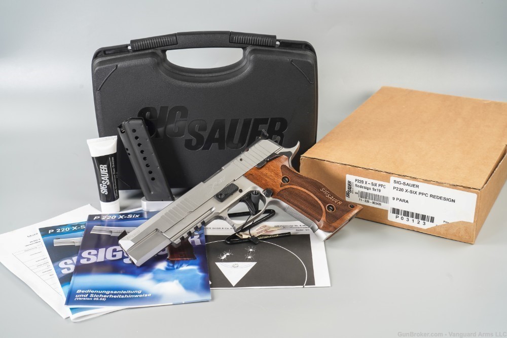 Unfired Sig Sauer P220 X-Six PPC Redesign 9mm! German Mastershop Quality! -img-0