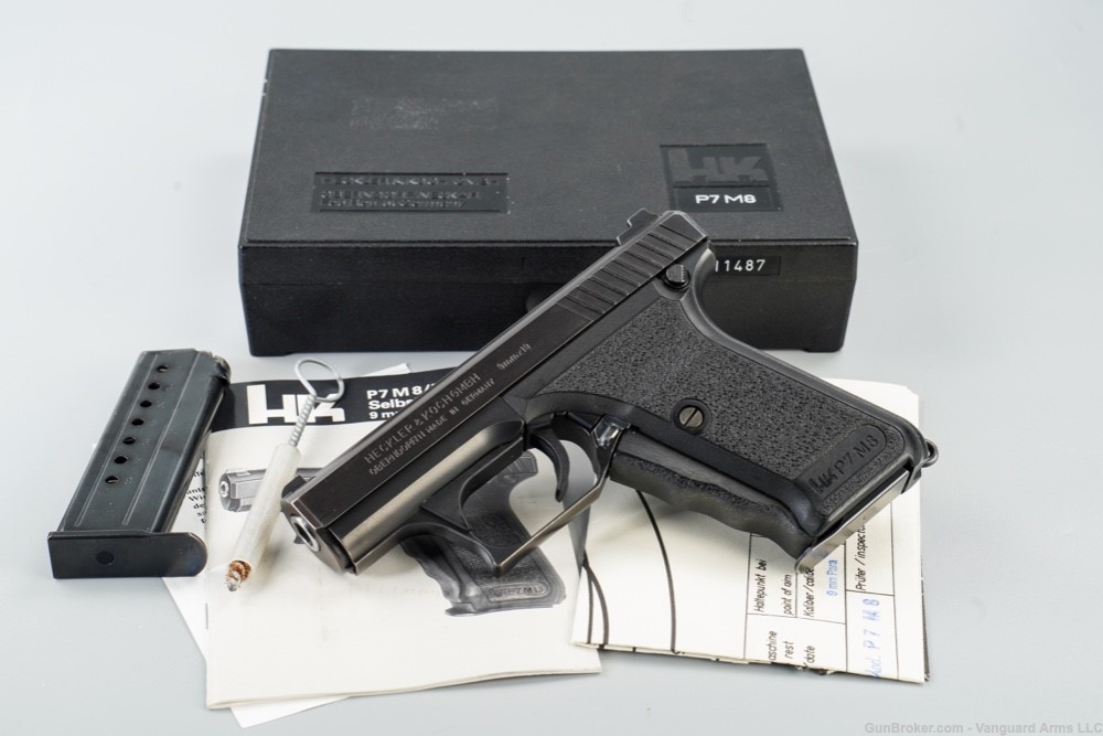 Heckler and Koch P7M8 9mm Squeeze Cocker! Collector's Grade! -img-0