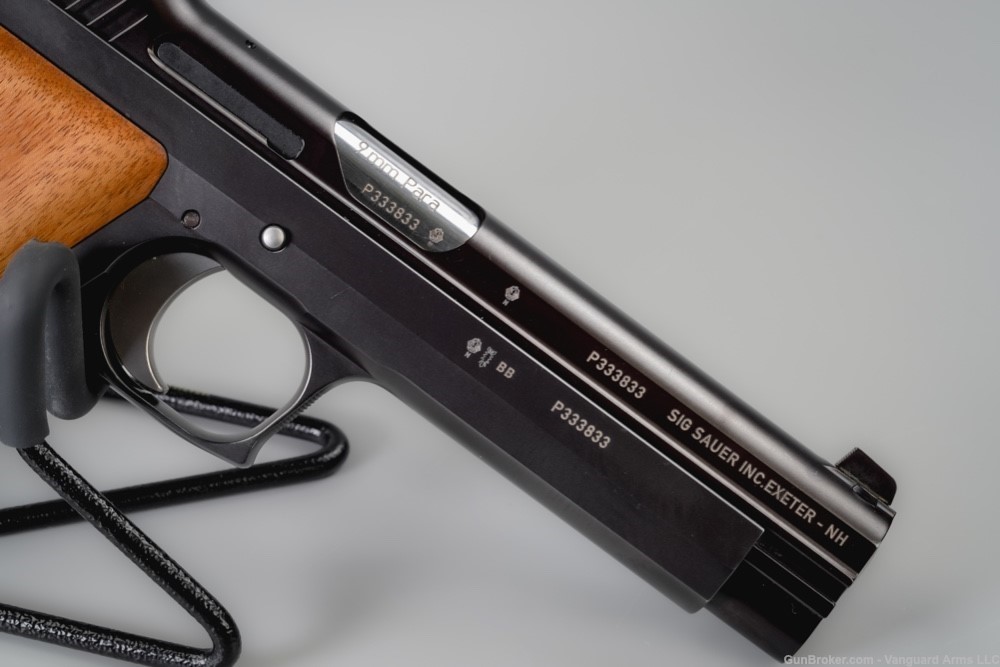 Sig Sauer Germany P210 "Legend S" 9mm Pistol! Like New!-img-7